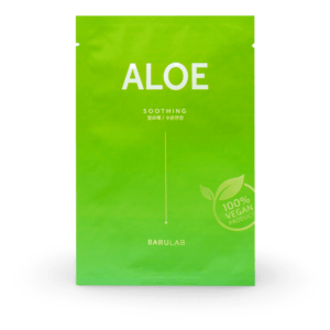 Lakštinė kaukė BARULAB The Clean Vegan Mask – ALOE