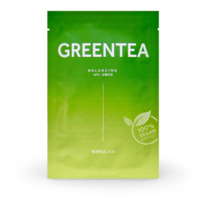 Lakštinė kaukė BARULAB The Clean Vegan Mask – GREEN TEA