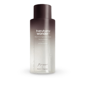 Bekvapis veido tonikas Haruharu Wonder Black Rice Hyaluronic Toner - Fragrance Free, 150ml