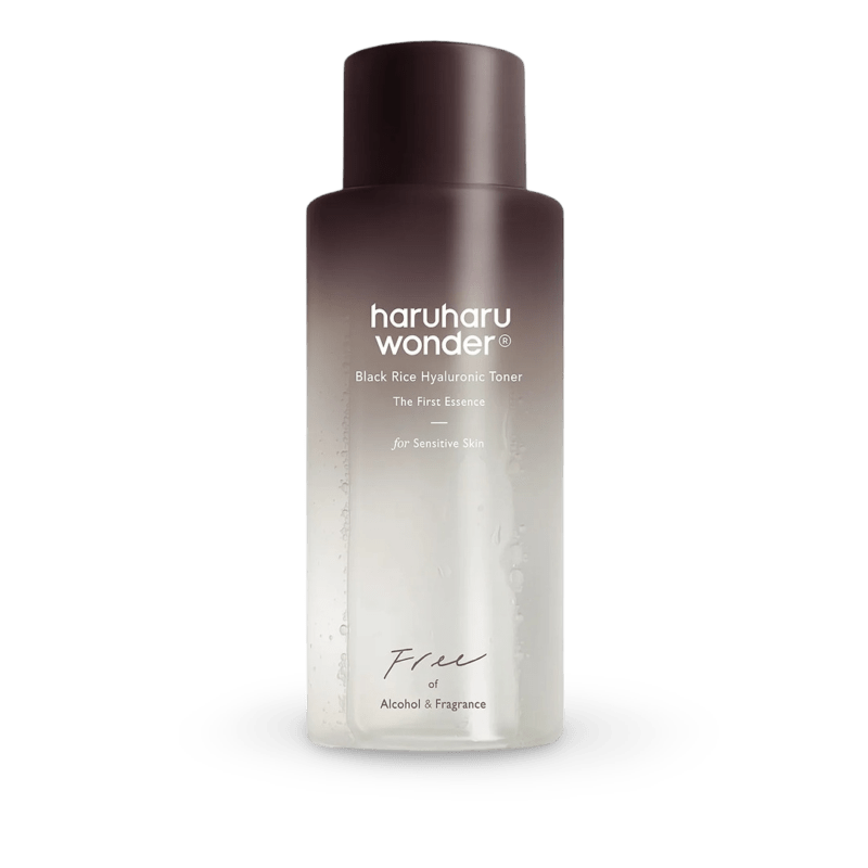 Bekvapis veido tonikas Haruharu Wonder Black Rice Hyaluronic Toner - Fragrance Free, 150ml