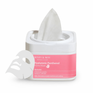 Lakštinė kaukė Mary&May Hyaluronic Panthenol Hydra Mask, 30vnt.