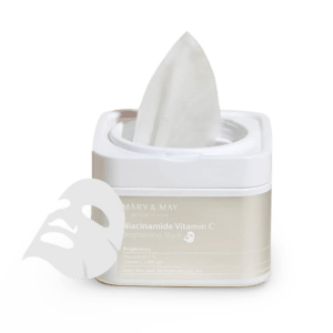 Lakštinė kaukė Mary&May Niacinamide Vitamin C Brightening Mask, 30vnt.