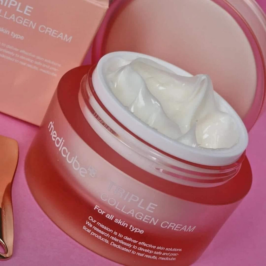 Medi cube Triple Collagen Cream 4.0 tekstūra