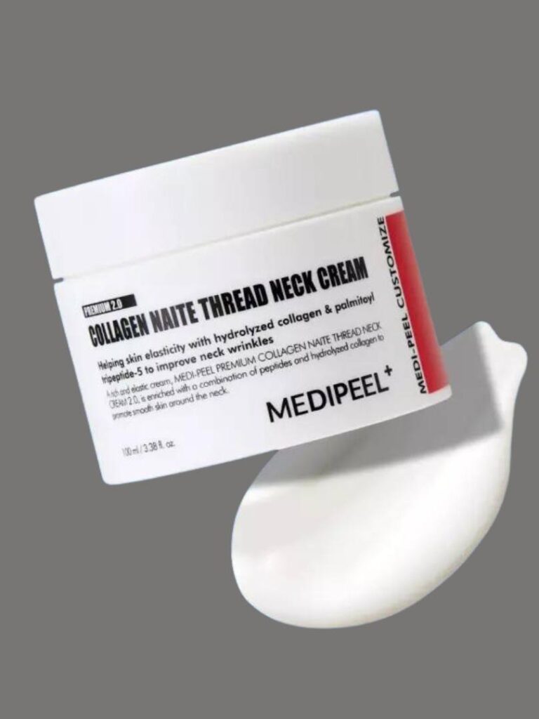 MEDI-PEEL Collagen Naite Thread Neck Cream Premium 2.0 konsistencija