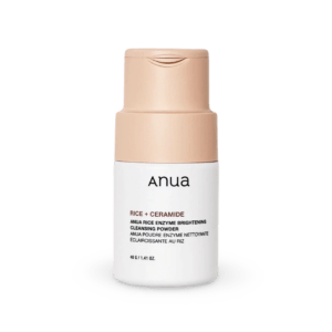 Veido prausiklis Anua Rice Enzyme Brightening Cleansing Powder, 40g