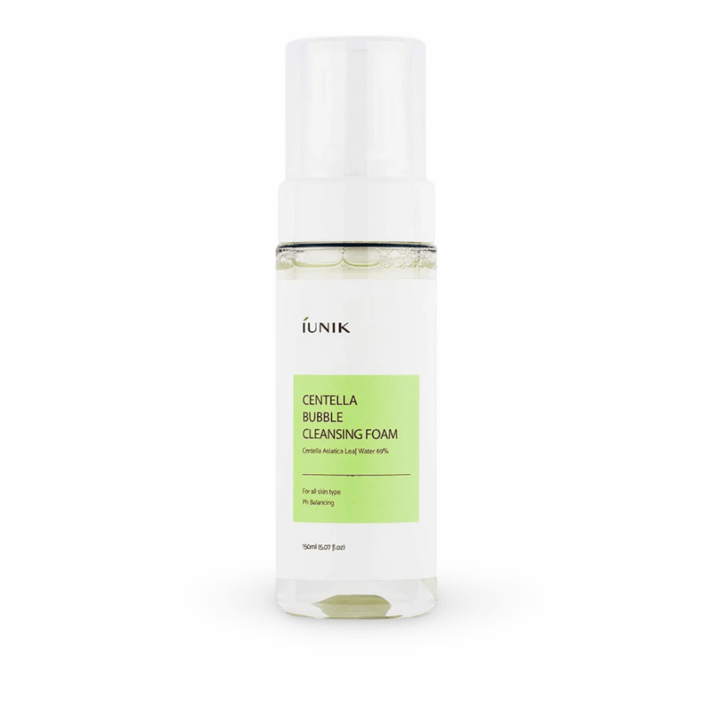 Veido prausiklis iUNIK Centella Bubble Cleansing Foam, 150ml