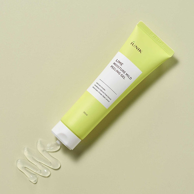 iUNIK Lime Moisture Mild Peeling Gel, 90ml konsistencija