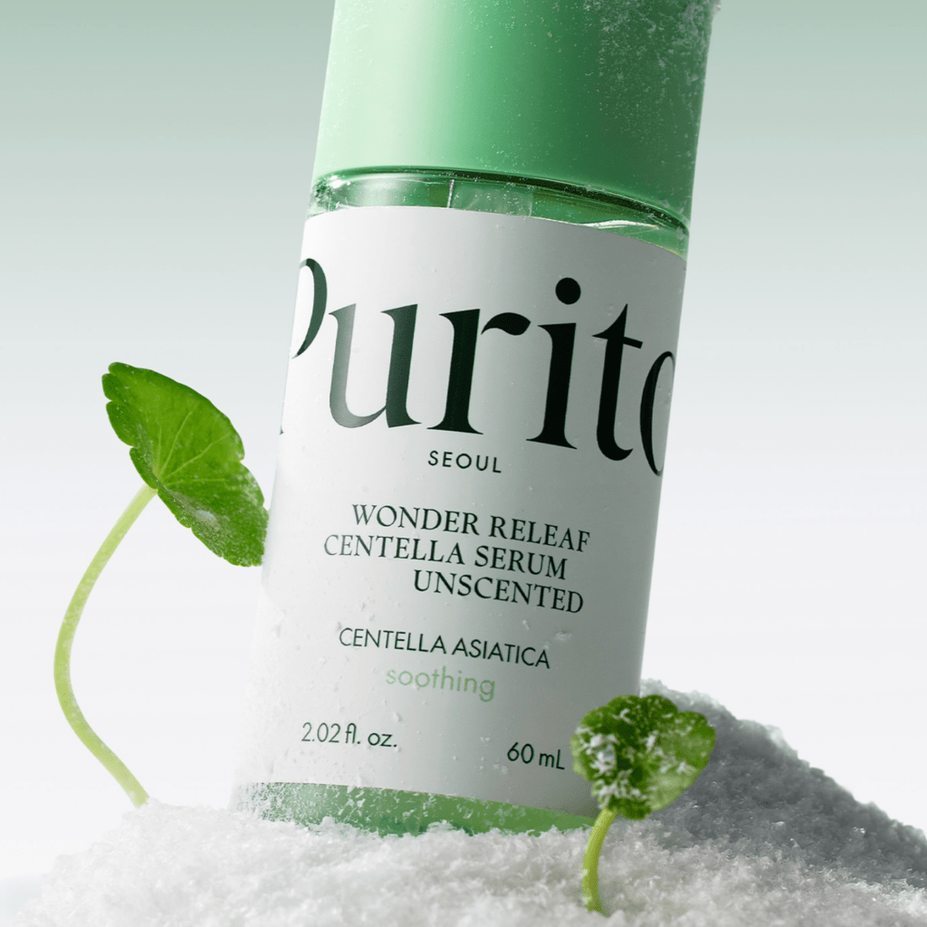 PURITO Seoul Wonder Releaf Centella Serum Unscented, 60ml serumas