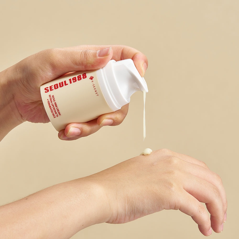 K-SECRET SEOUL 1988 Cream : Retinal Liposome 1% + Fermented Rice, 50ml konsistencija