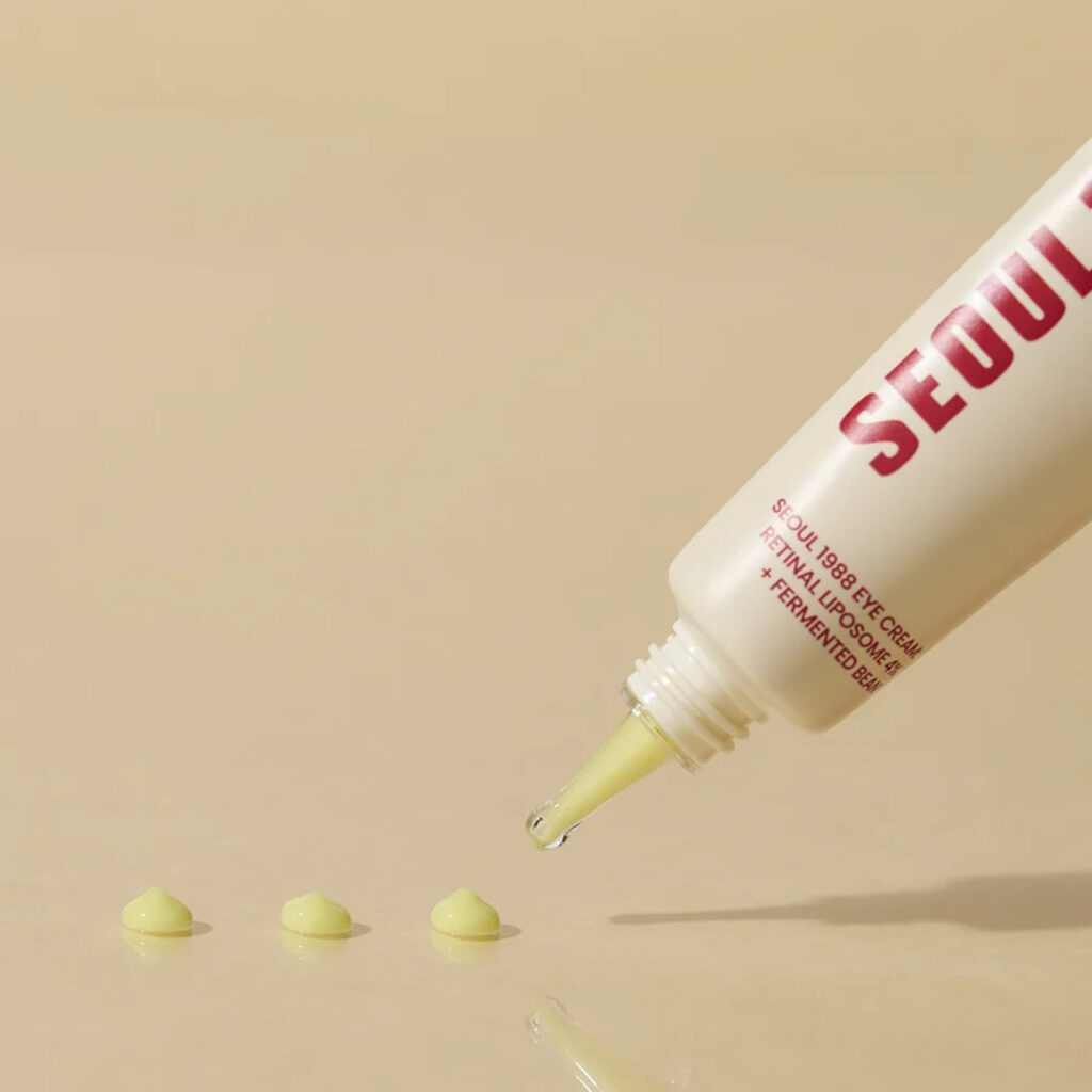 K-SECRET SEOUL 1988 Eye Cream : Retinal Liposome 4% + Fermented Bean, 30ml konsistencija