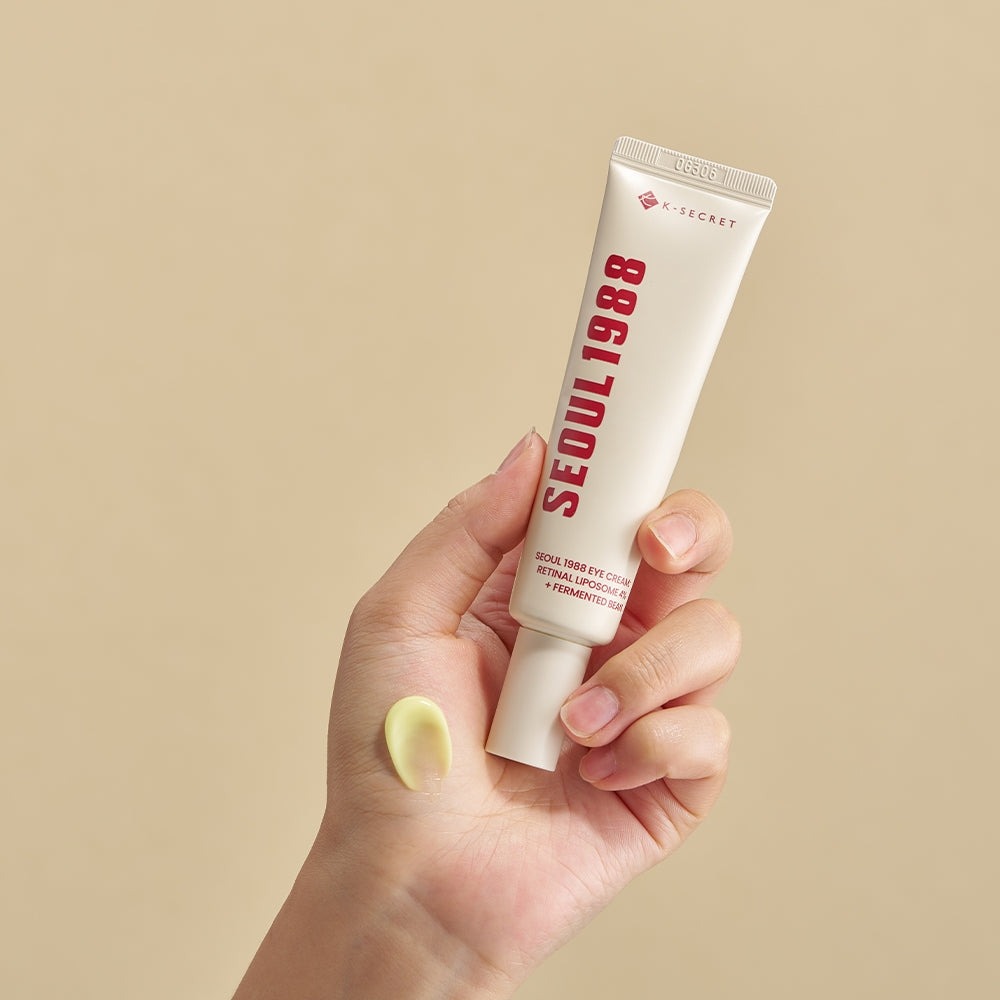 K-SECRET SEOUL 1988 Eye Cream : Retinal Liposome 4% + Fermented Bean, 30ml tekstūra