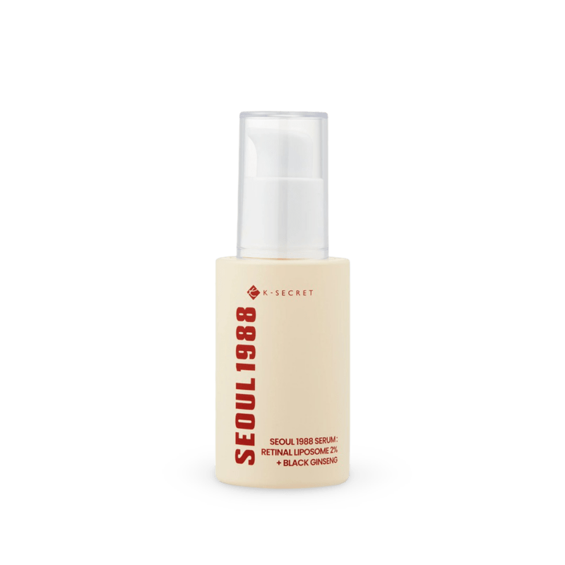 Veido serumas K-SECRET SEOUL 1988 Serum : Retinal Liposome 2% + Black Ginseng, 30ml