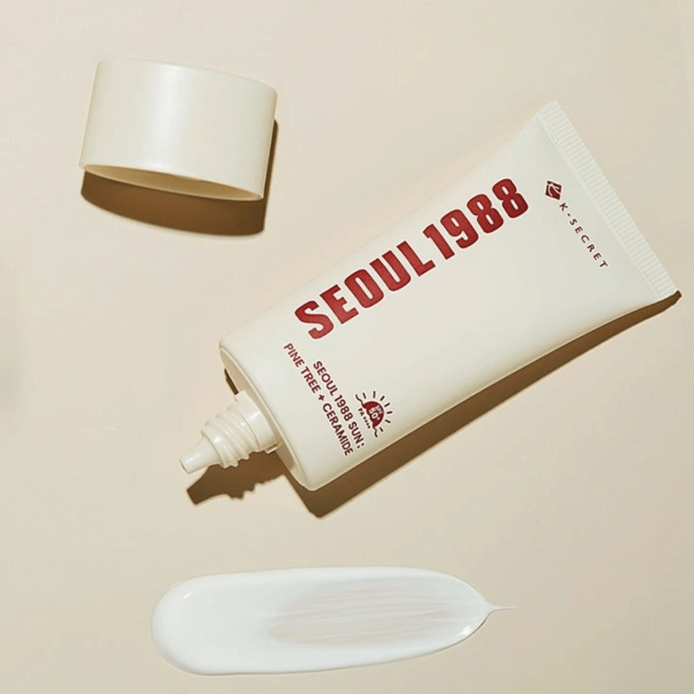 K-SECRET SEOUL 1988 Sun : Pine Tree + Ceramide, 50ml tekstūra