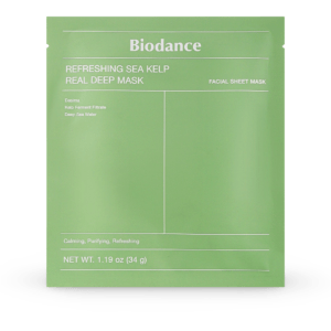 Lakštinė kaukė Biodance Refreshing Sea Kelp Real Deep Mask, 34g