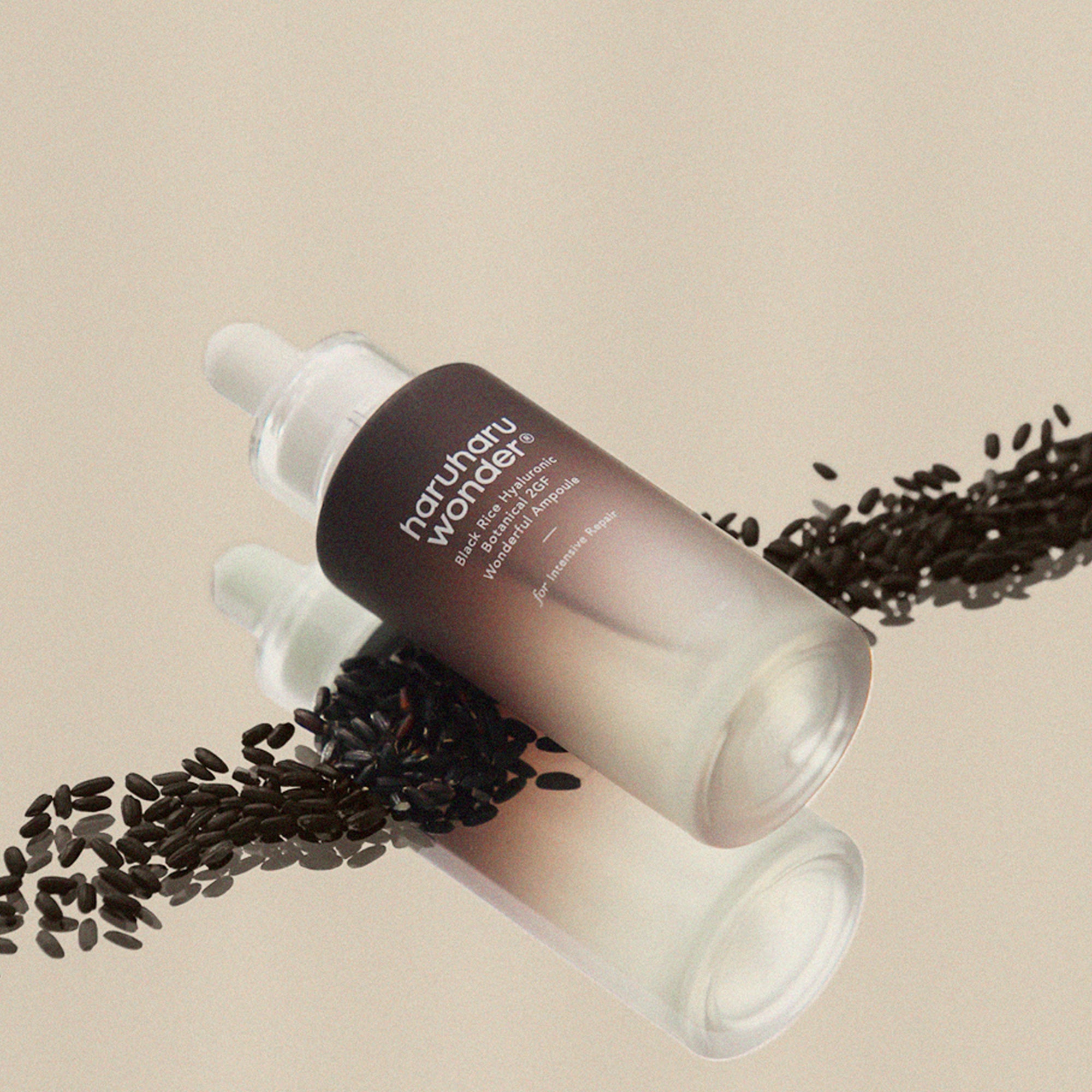 Haruharu Wonder Black Rice Botanical 2GF Ampoule, 30ml serumas