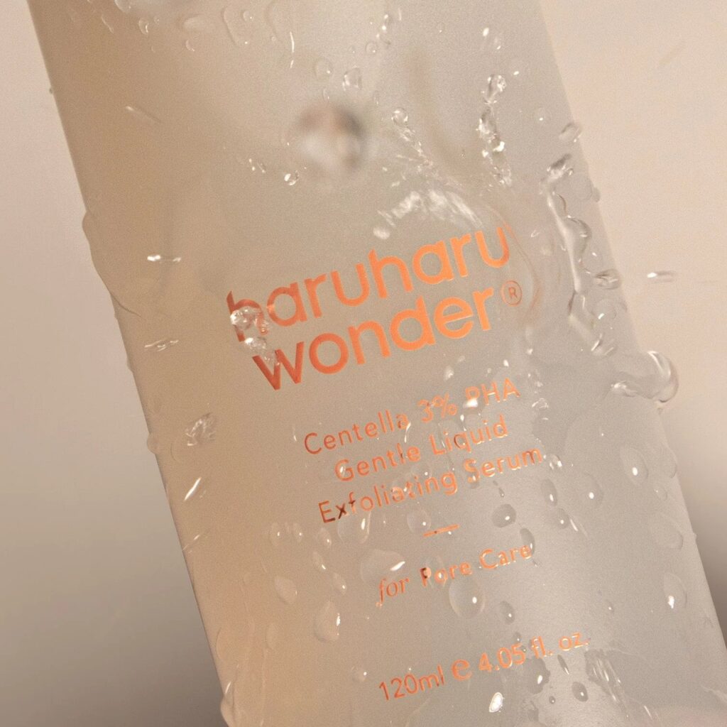 Haruharu Wonder Centella 3% PHA Gentle Liquid Exfoliating Serum, 120ml konsistencija