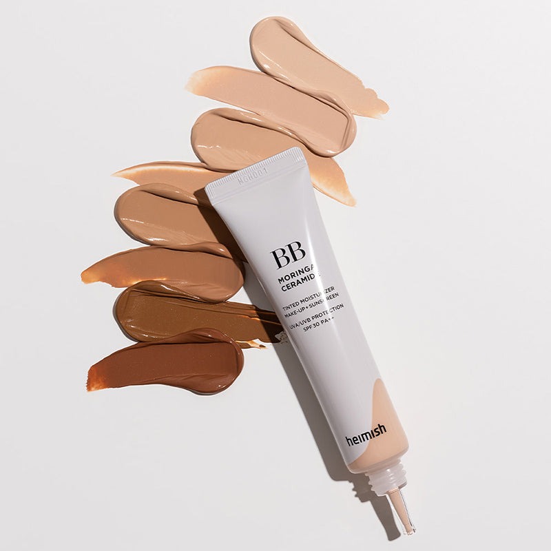 Heimish Moringa Ceramide BB Cream SPF30 PA++, 30ml tekstūra