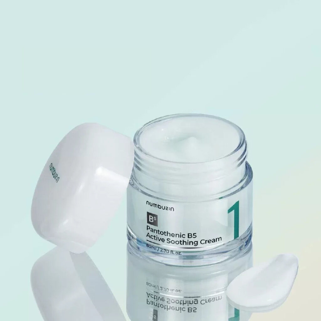 Numbuzin No.1 Pantothenic B5 Active Soothing Cream, 80ml tekstūra