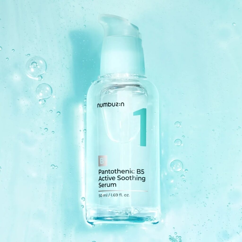 Numbuzin No.1 Pantothenic B5 Active Soothing Serum, 50ml serumas
