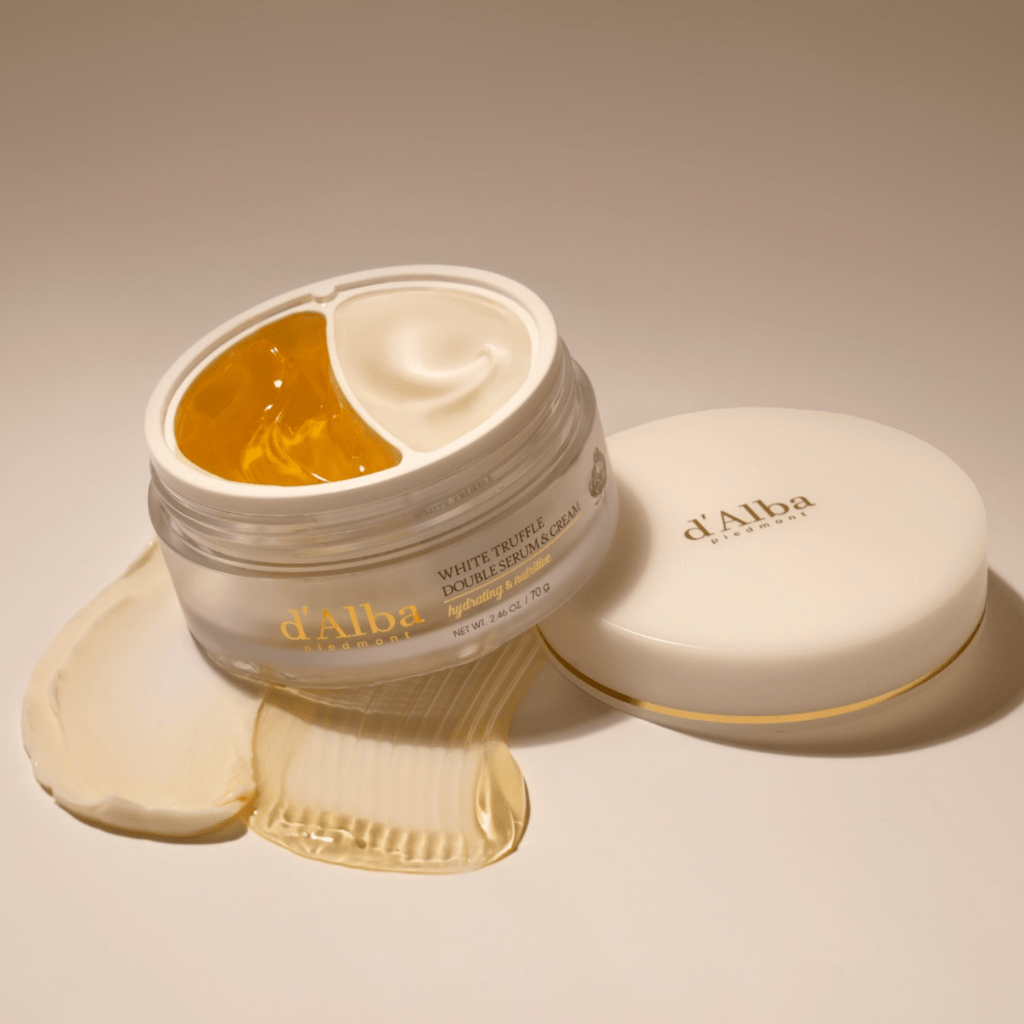 d’Alba White Truffle Double Serum & Cream konsistencija