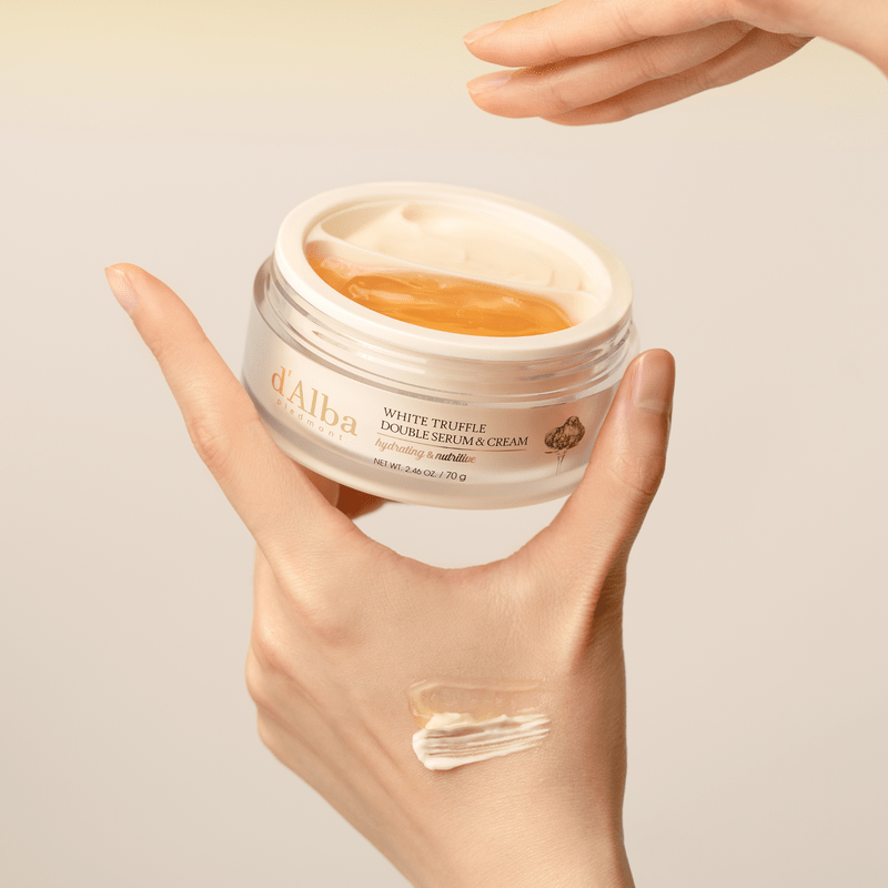 d’Alba White Truffle Double Serum & Cream tekstūra