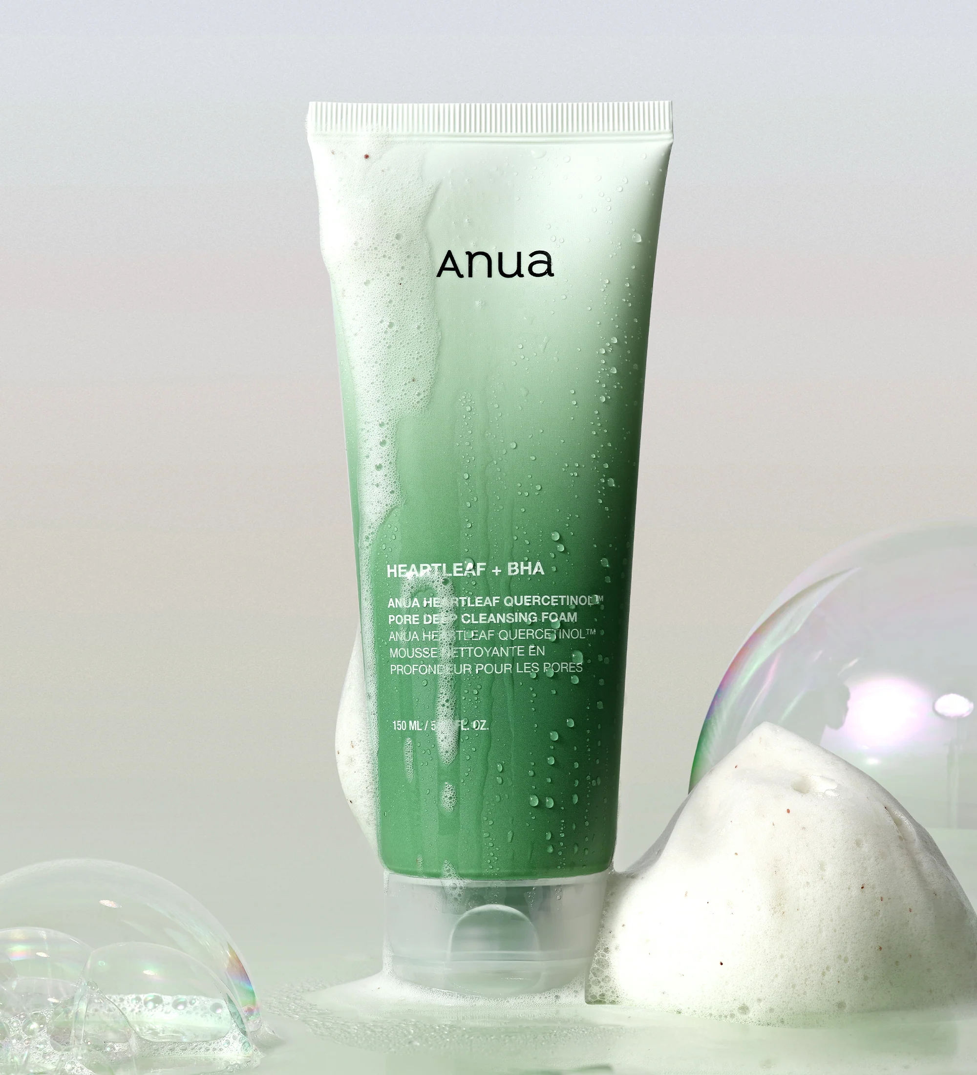 Anua Heartleaf Quercetinol Pore Deep Cleansing Foam nauja pakuotė