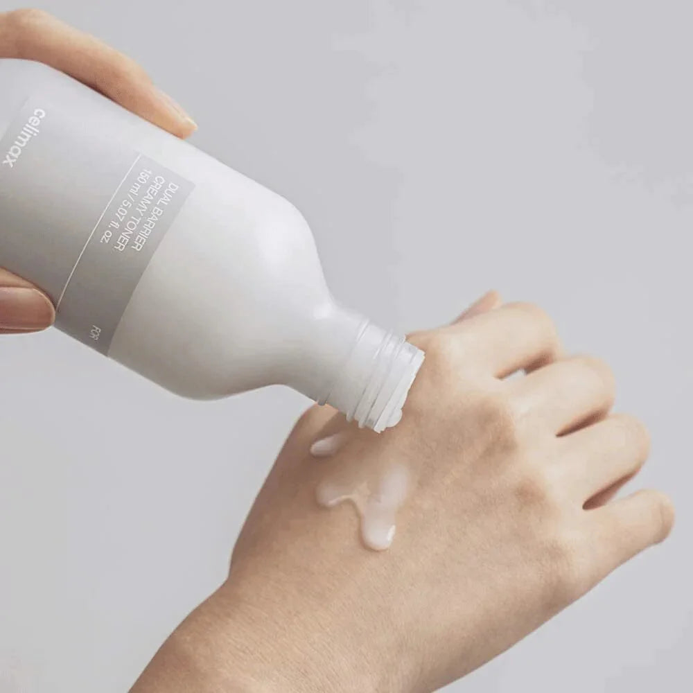 Celimax Dual Barrier Creamy Toner, 150ml tekstūra