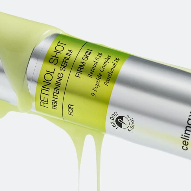 Celimax The Vita-A Retinol Shot Tightening Serum, 30ml tekstūra