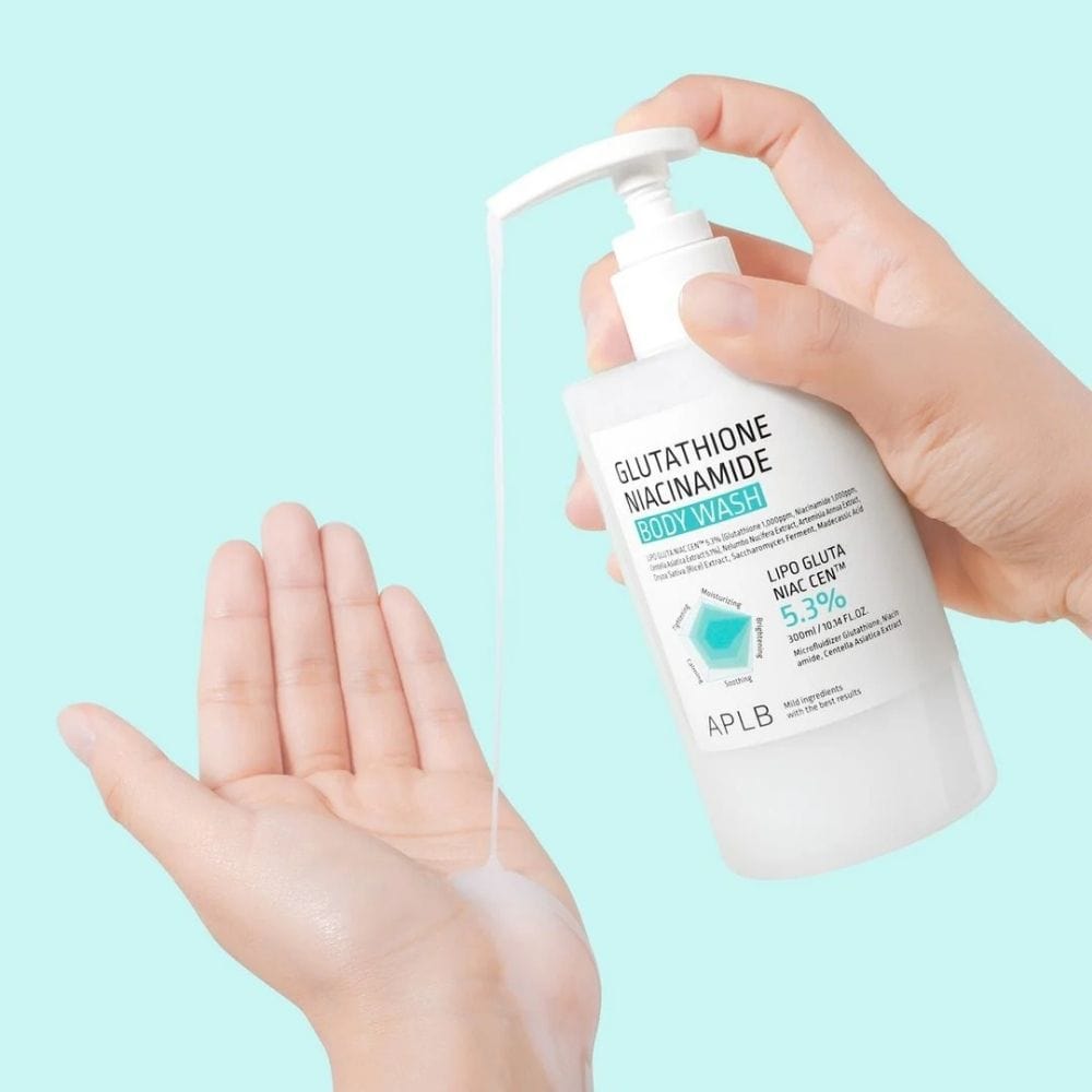 APLB Glutathione Niacinamide Body Wash, 300ml kūno prausiklis