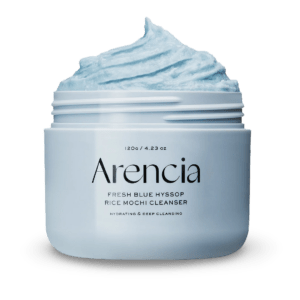 Veido prausiklis Arencia Fresh Blue Hyssop Rice Mochi Cleanser, 120g