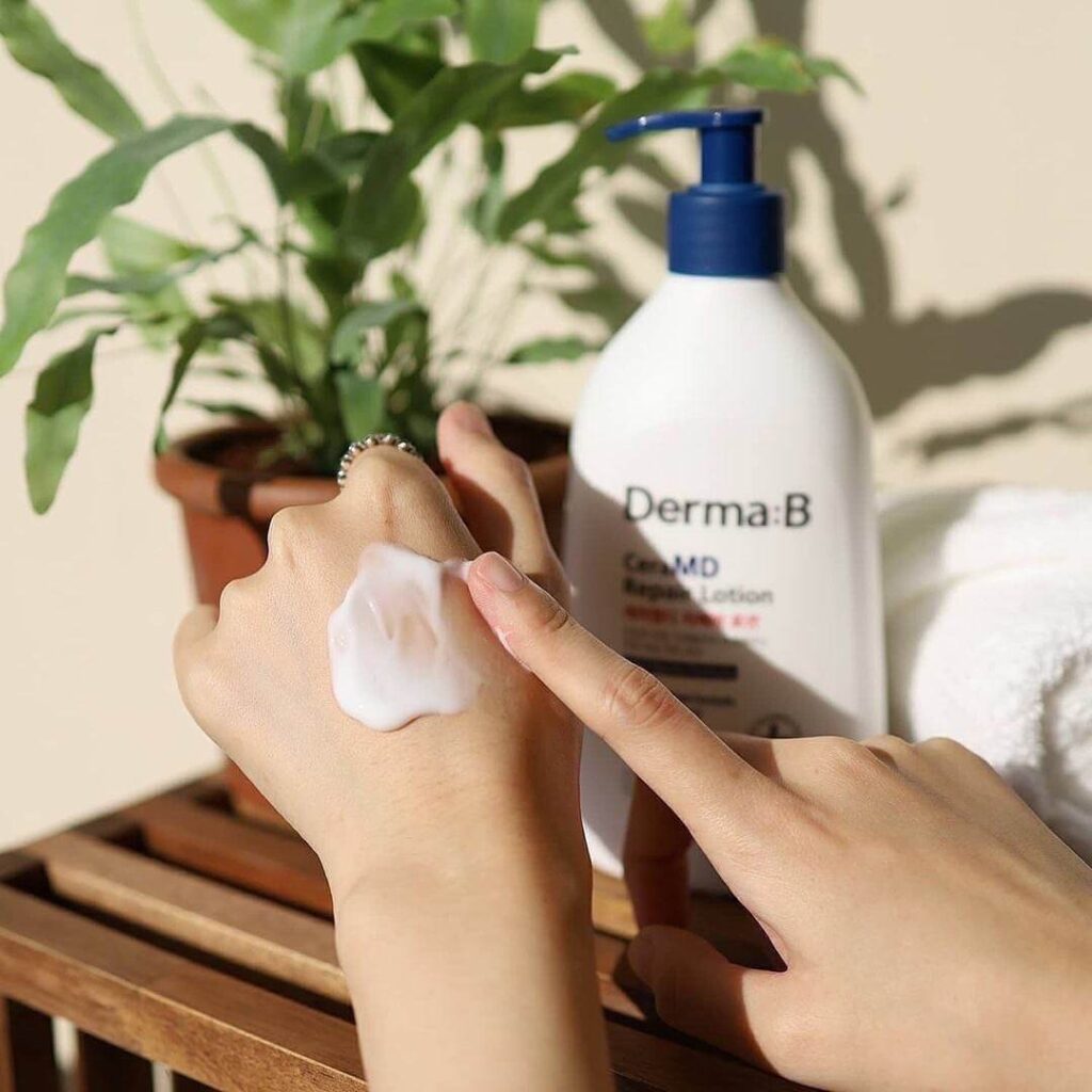 Derma:B CeraMD Repair Lotion, 400ml tekstūra