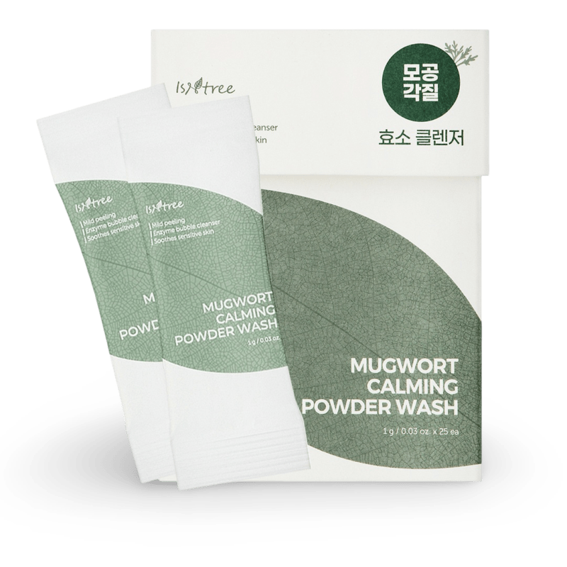 Prausimosi pudra Isntree Mugwort Calming Powder Wash, 25vnt.