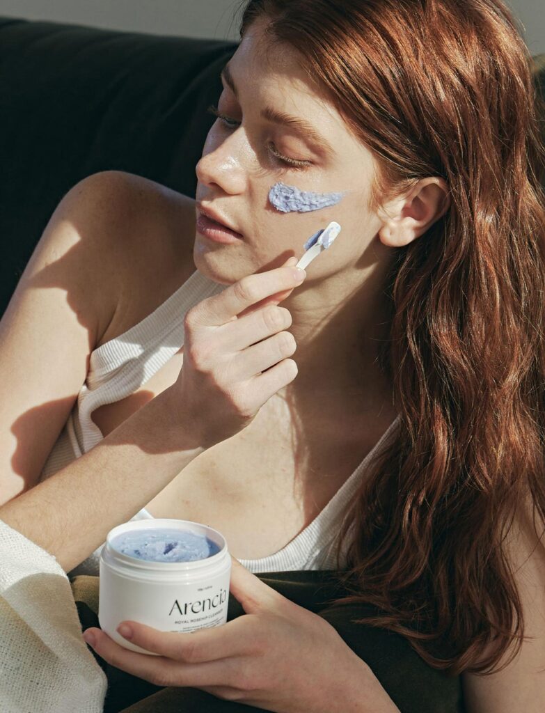 Arencia Fresh Blue Hyssop Rice Mochi Cleanser, 120g tekstūra