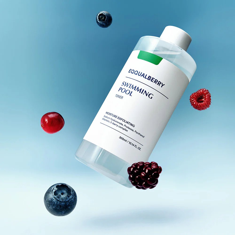 EQQUALBERRY Swimming Pool Daily Facial Toner, 155ml tonikas