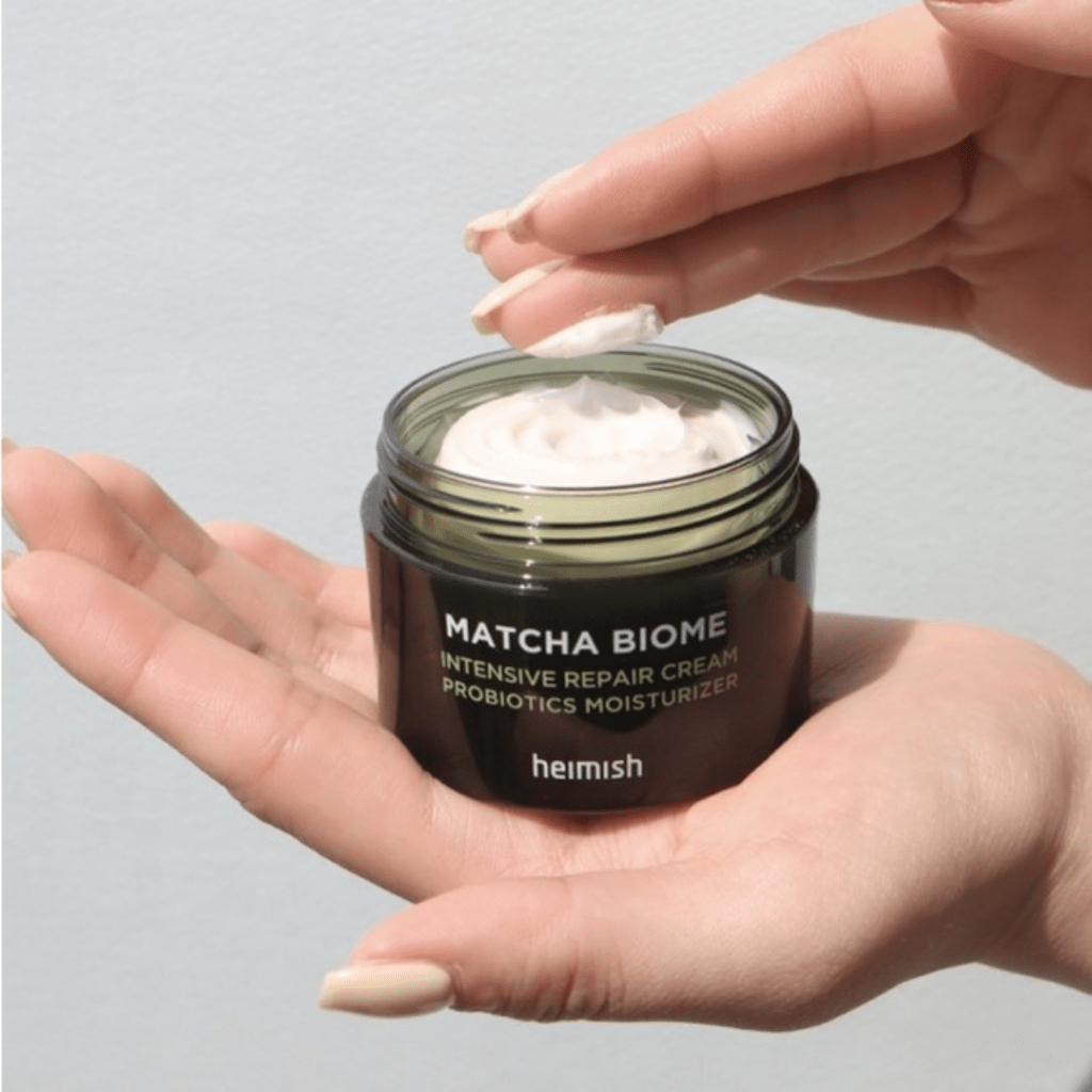 Heimish Matcha Biome Intensive Repair Cream Probiotics Moisturizer, 50ml konsistencija