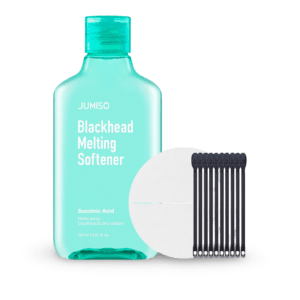 Veido prausimo rinkinys JUMISO Blackhead Melting Softener, 150ml & Cotton Pad, 40vnt. Set