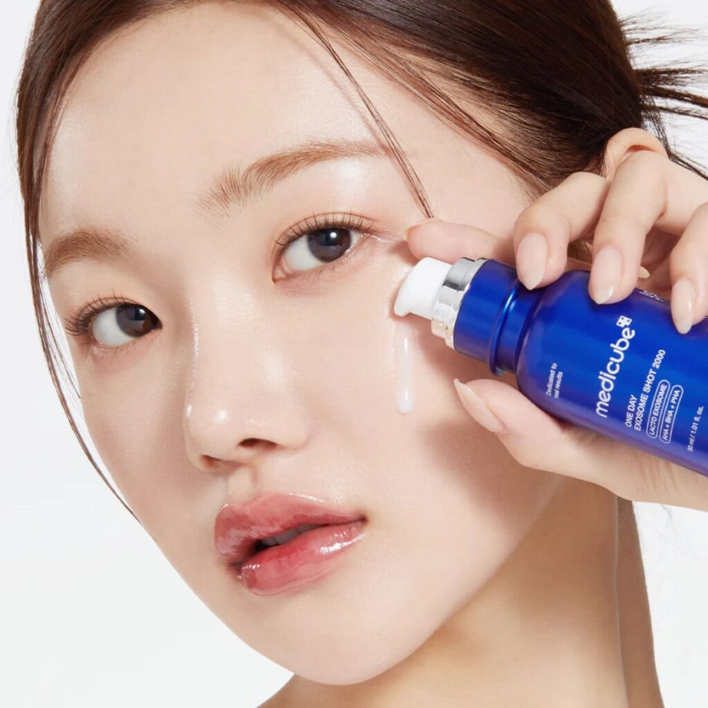 Medicube One Day Exosome Shot Pore Ampoule 7500, 30ml tekstūra