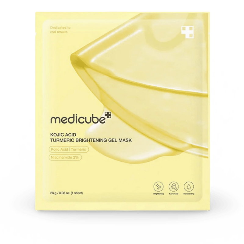 Medicube Kojic Acid Turmeric Brightening Gel Mask, 28g Lakštinė kaukė Medicube Kojic Acid Turmeric Brightening Gel Mask, 28g