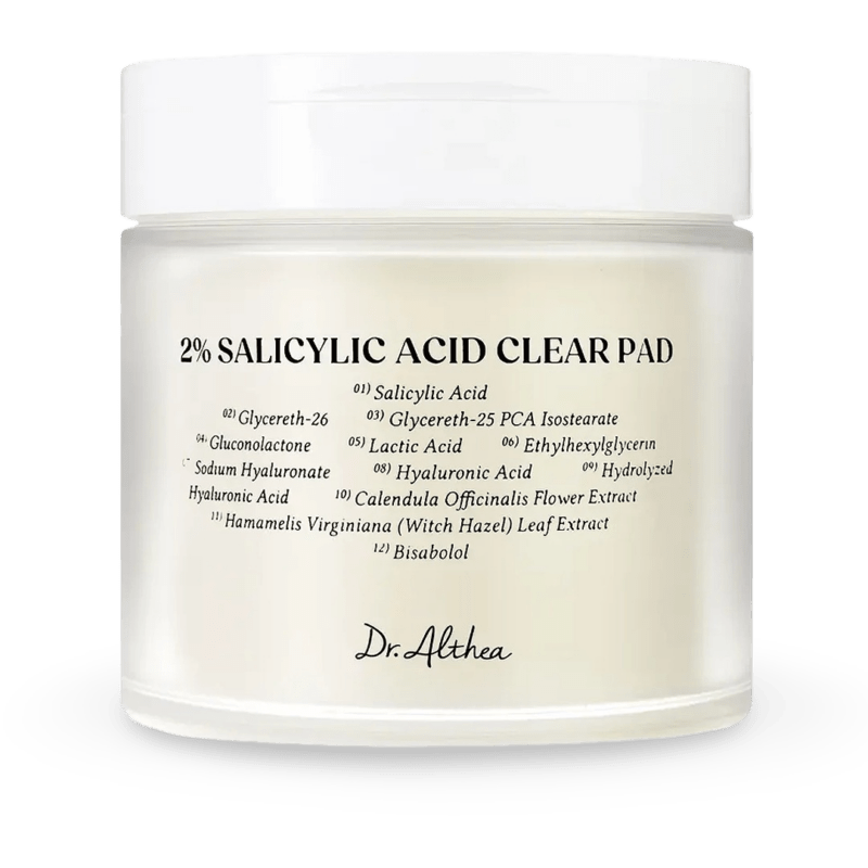 Veido toniko padeliai Dr.Althea 2% Salicylic Acid Clear Pad, 60vnt.