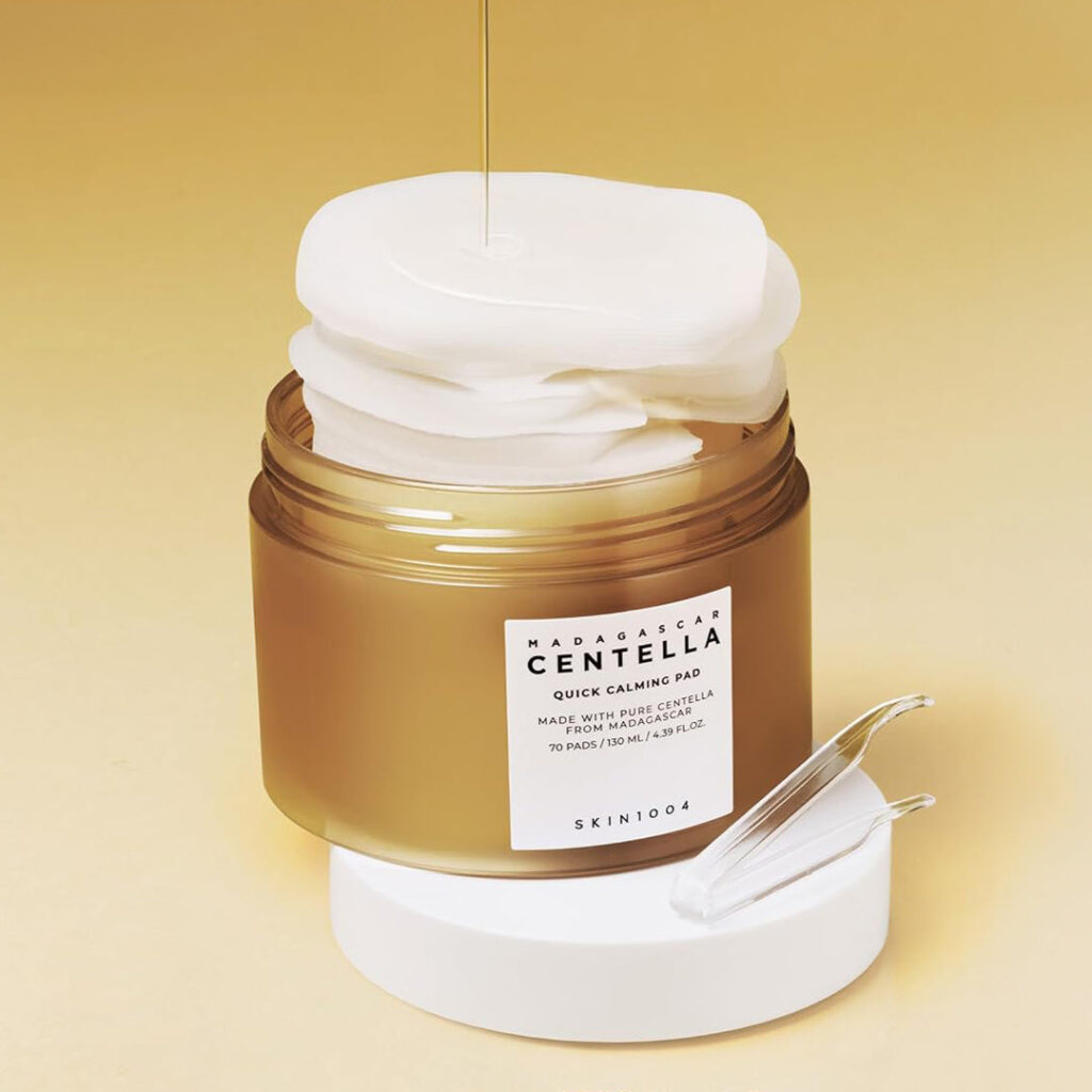 SKIN1004 Madagascar Centella Quick Calming Pad, 70vnt. konsistencija