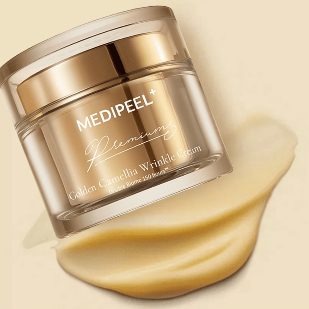 MEDI-PEEL Premium Golden Camellia Wrinkle Cream, 50g tekstūra