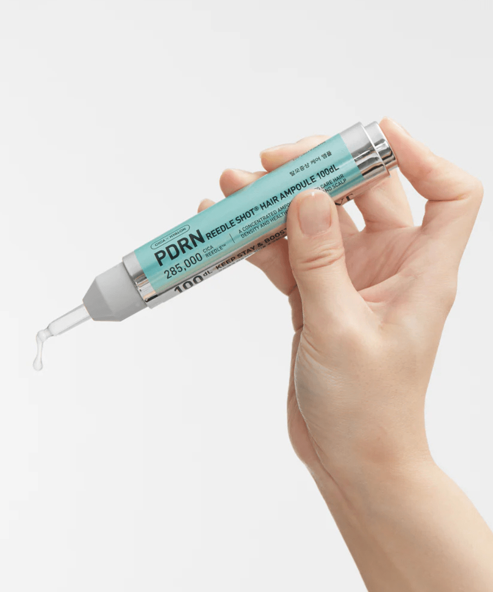 VT Cosmetics PDRN Reedle Shot Hair Ampoule 100dL, 15ml naudojimas