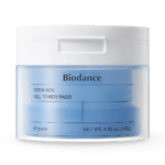 Veido toniko padeliai Biodance Cera-nol Gel Toner Pads, 60vnt.