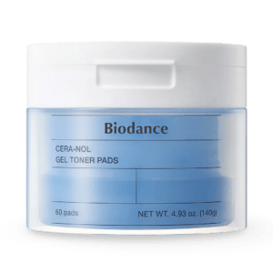 Veido toniko padeliai Biodance Cera-nol Gel Toner Pads, 60vnt.