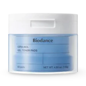 Veido toniko padeliai Biodance Cera-nol Gel Toner Pads, 60vnt.