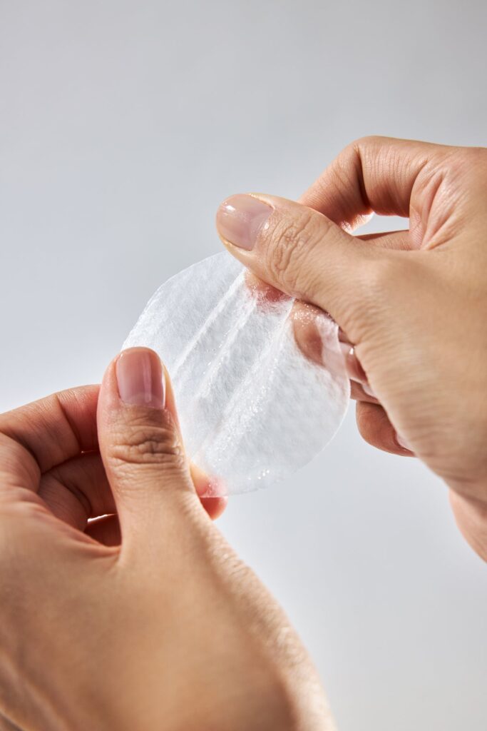 Biodance Cera-nol Gel Toner Pads, 60vnt. tekstūra