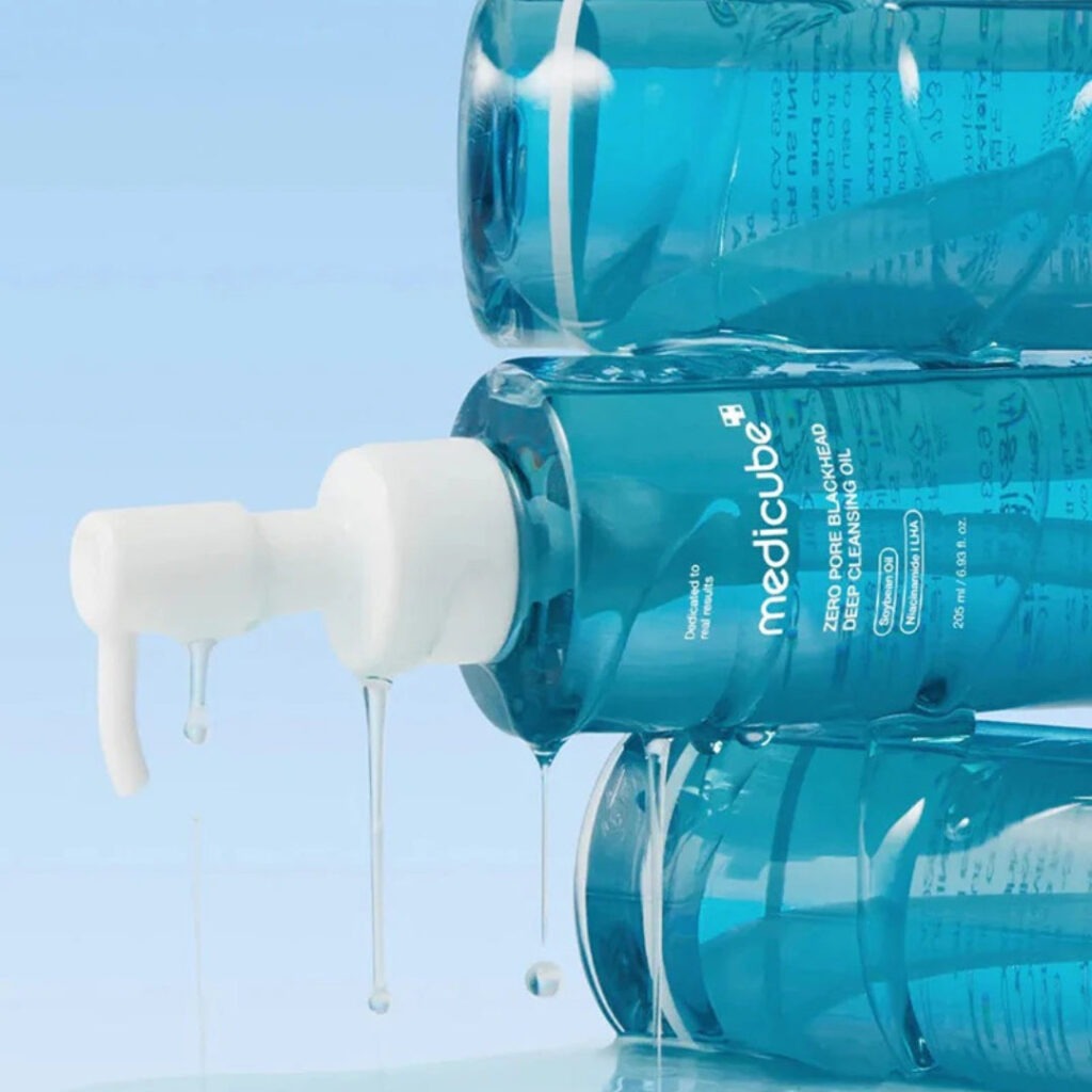 Medicube Zero Pore Blackhead Deep Cleansing Oil, 205ml konsistencija