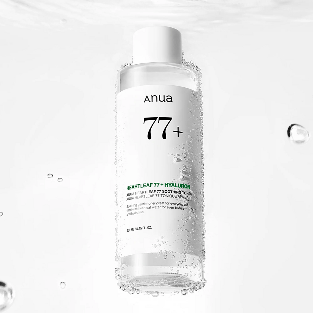 Anua Heartleaf 77%+ Hyaluron Soothing Toner, 250ml su hialuronu