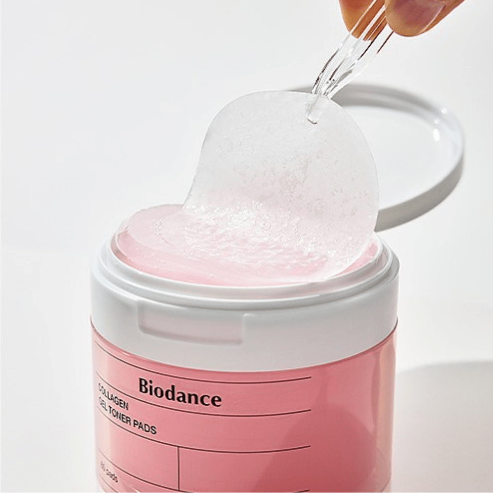 Biodance Collagen Gel Toner Pads, 60vnt. tekstūra