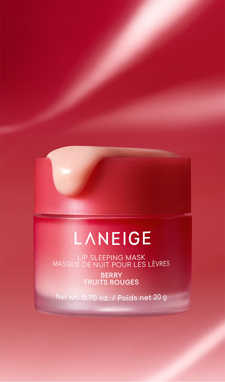 LANEIGE Lip Sleeping Mask EX - BERRY, 20g tekstūra